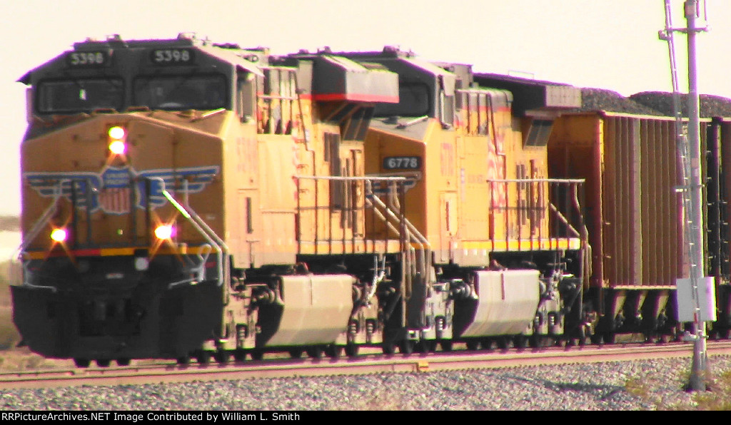 WB Unit Loaded Coal Frt at Erie NV W-Pshr -1